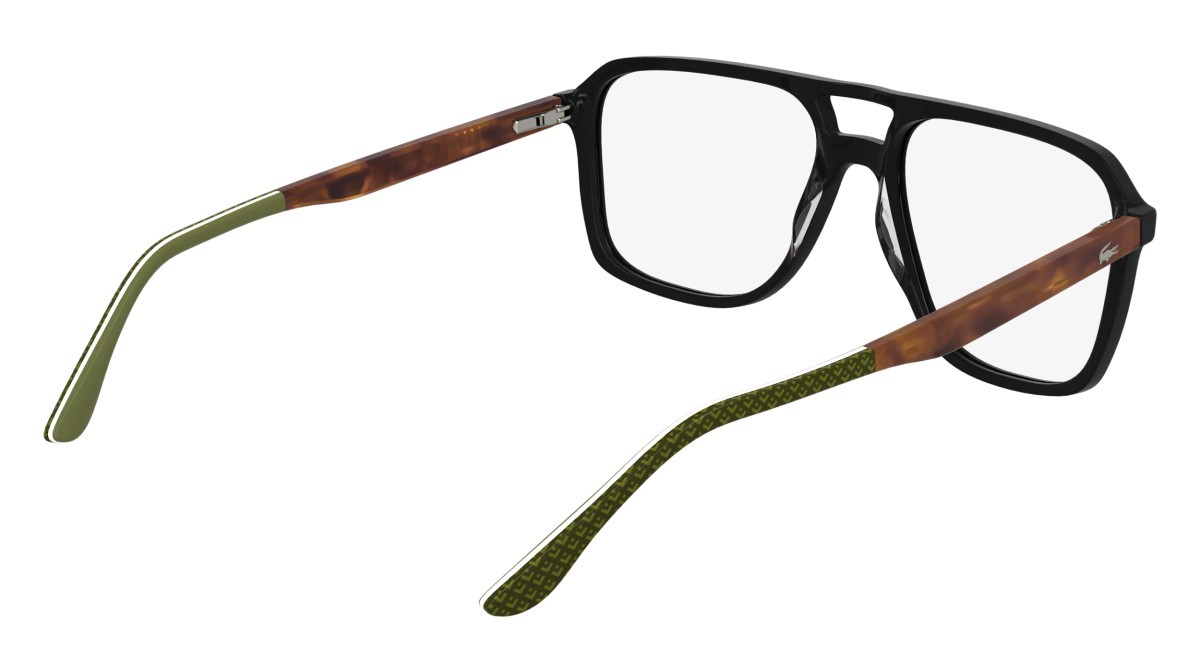 Eyeglasses Lacoste L2991 (001) color black shape aviator lenses colore - 1