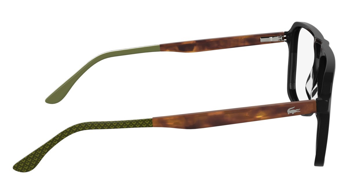 Eyeglasses Lacoste L2991 (001) color black shape aviator lenses colore - 1