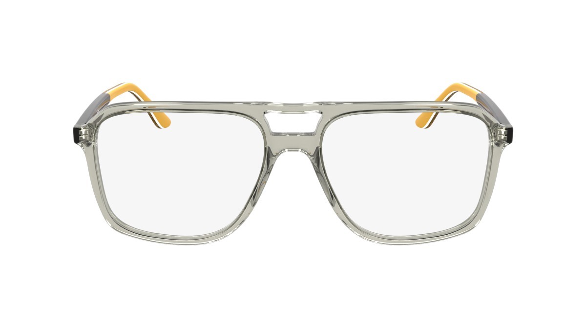 Eyeglasses Lacoste L2991 (035) color transparent grey shape aviator lenses colore - 2
