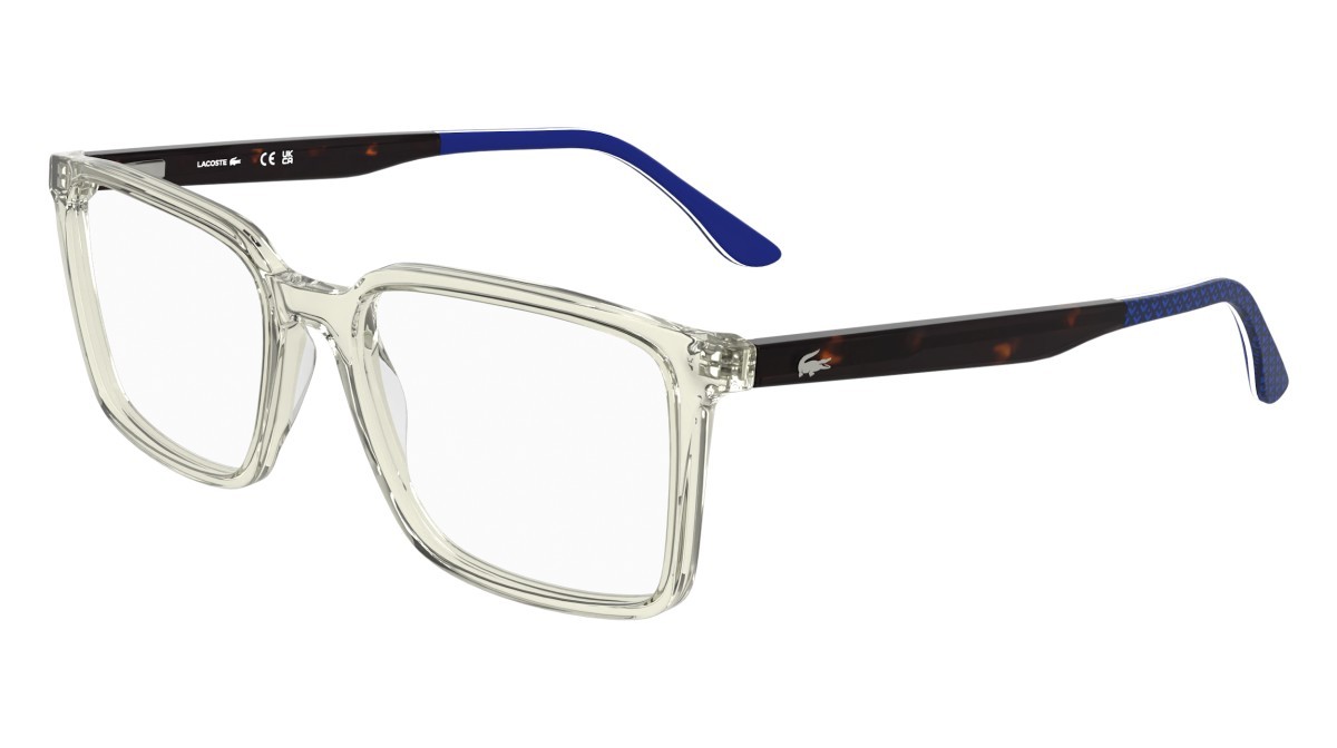 Eyeglasses Lacoste L2992 N (264) color transparent beige shape rectangle 