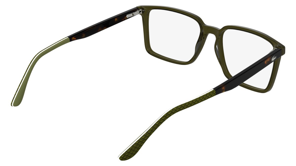 Eyeglasses Lacoste L2992 N (275) color transparent khaki shape rectangle 
