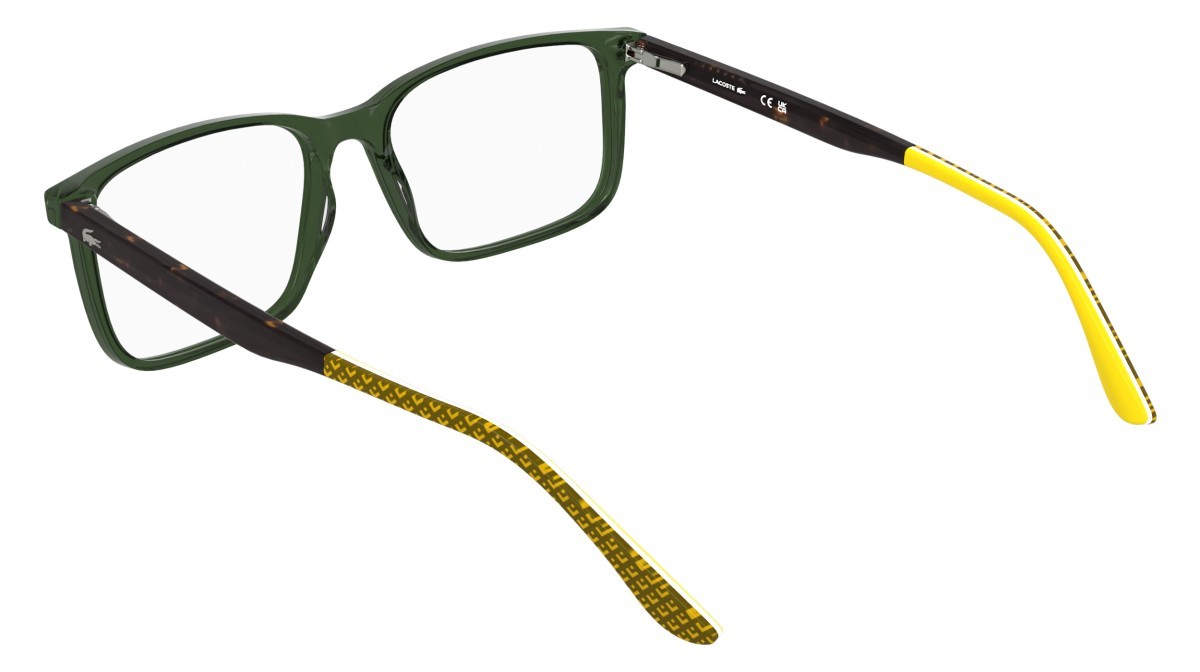 Occhiali da vista Lacoste L2993 N (301) colore transparent green forma rettangolare 