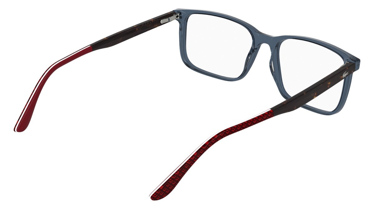 Eyeglasses Lacoste L2993 N (412) color transparent navy shape rectangle 