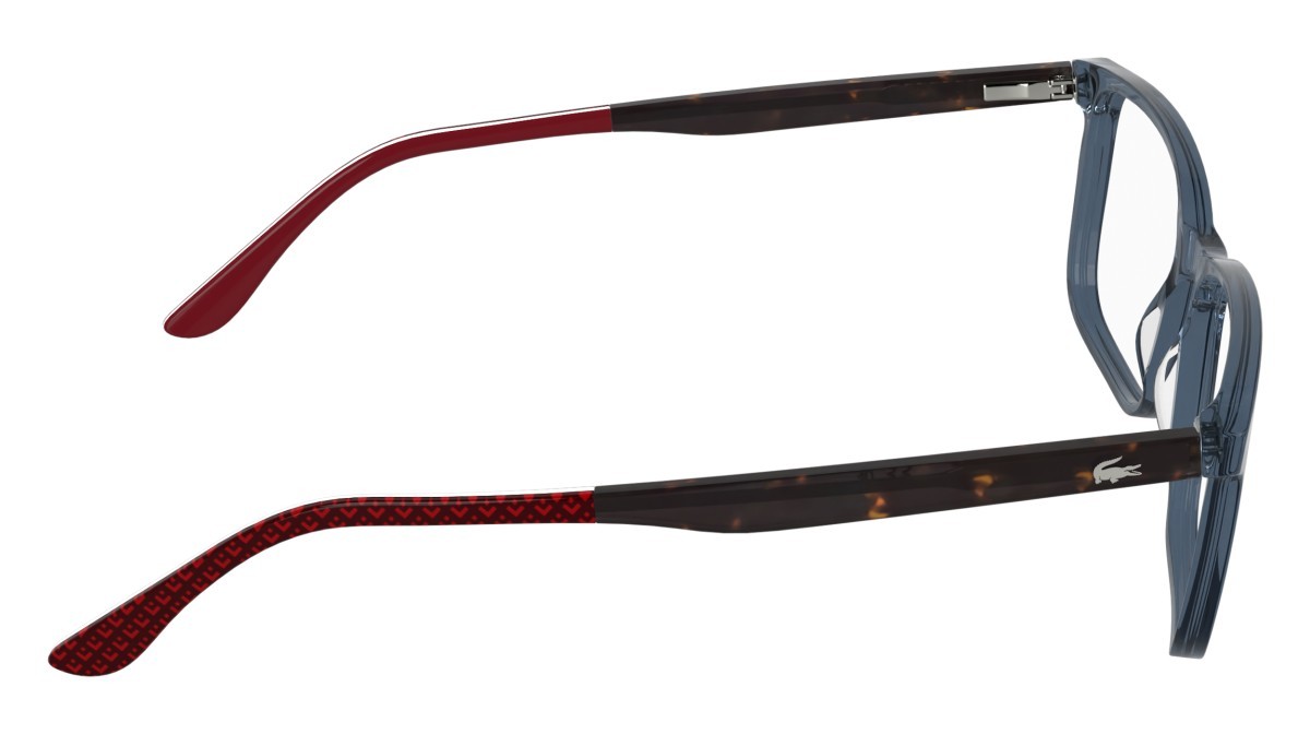 Eyeglasses Lacoste L2993 N (412) color transparent navy shape rectangle 