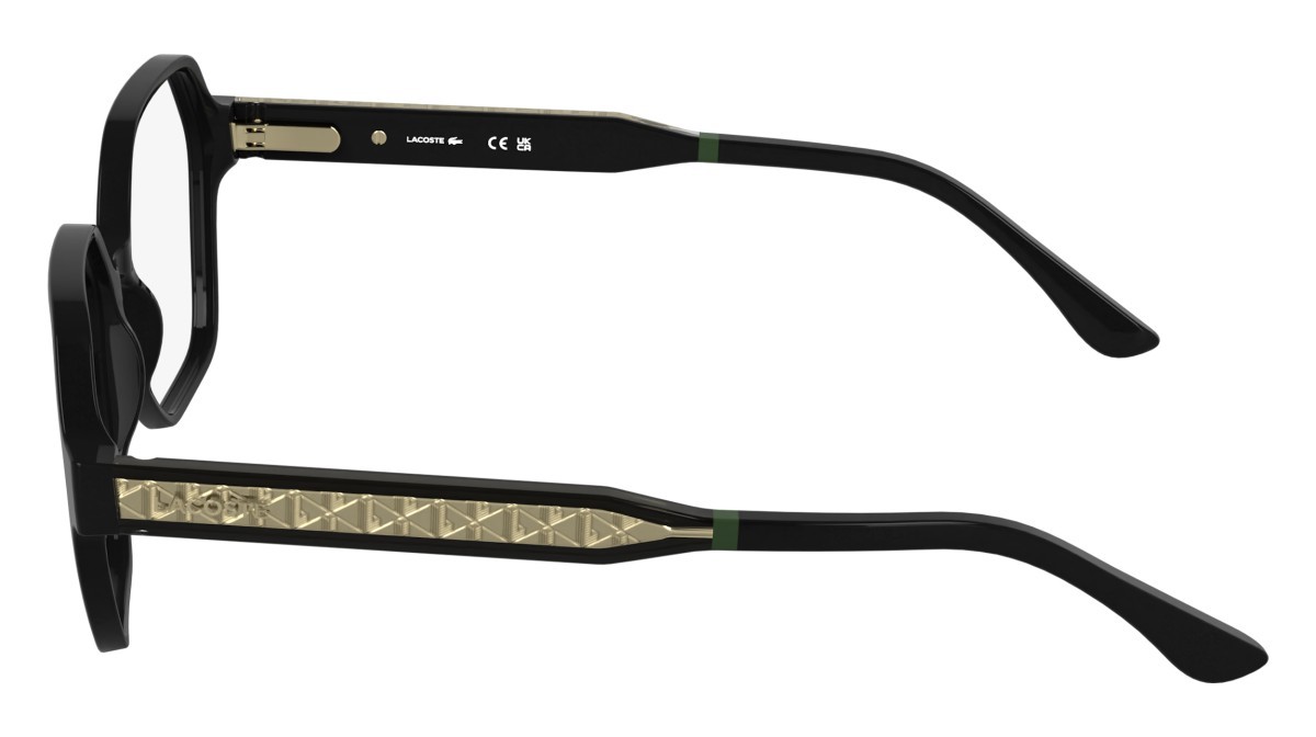 Eyeglasses Lacoste L4000 (001) color black shape rectangle 