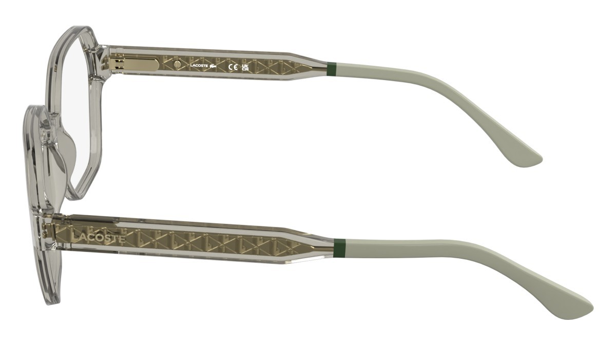 Eyeglasses Lacoste L4000 (264) color transparent beige shape rectangle 
