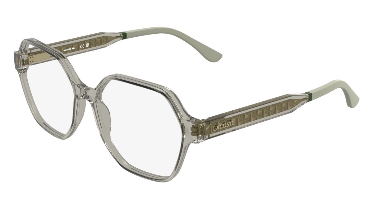 Eyeglasses Lacoste L4000 (264) color transparent beige shape rectangle 