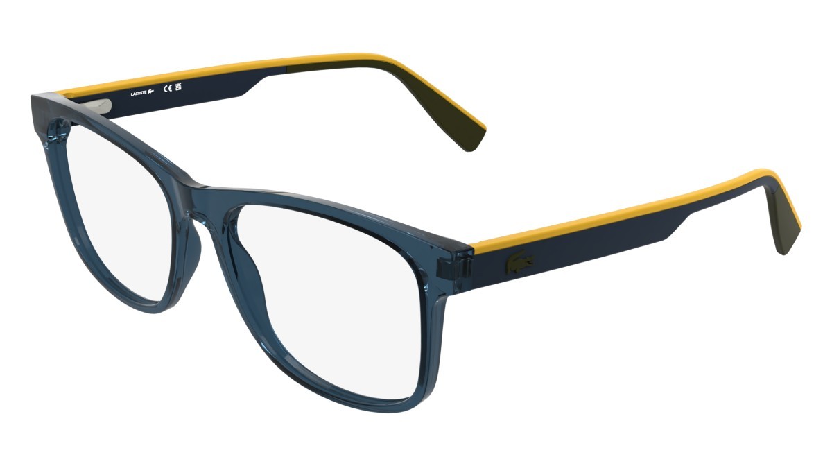 Occhiali da vista Lacoste L4004 (410) colore transparent blue forma rettangolare 