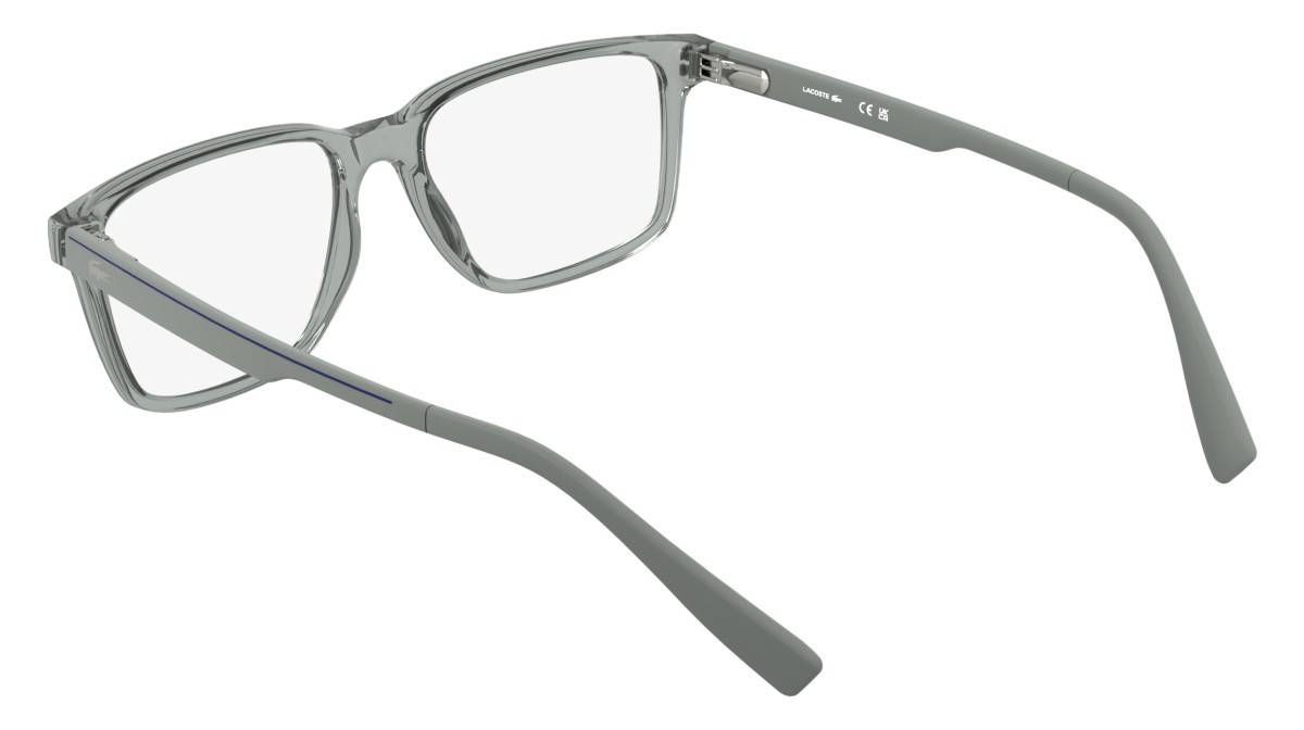 Eyeglasses Lacoste L4005 (035) color transparent grey shape rectangle 