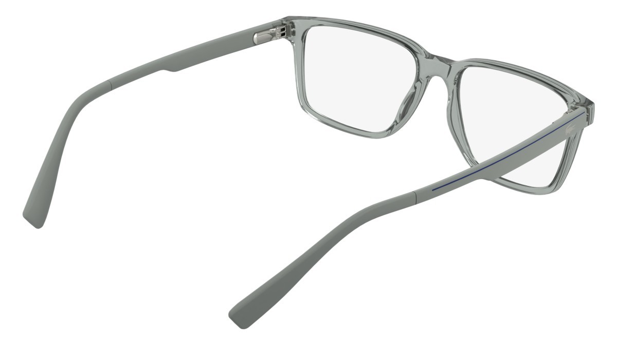 Eyeglasses Lacoste L4005 (035) color transparent grey shape rectangle 