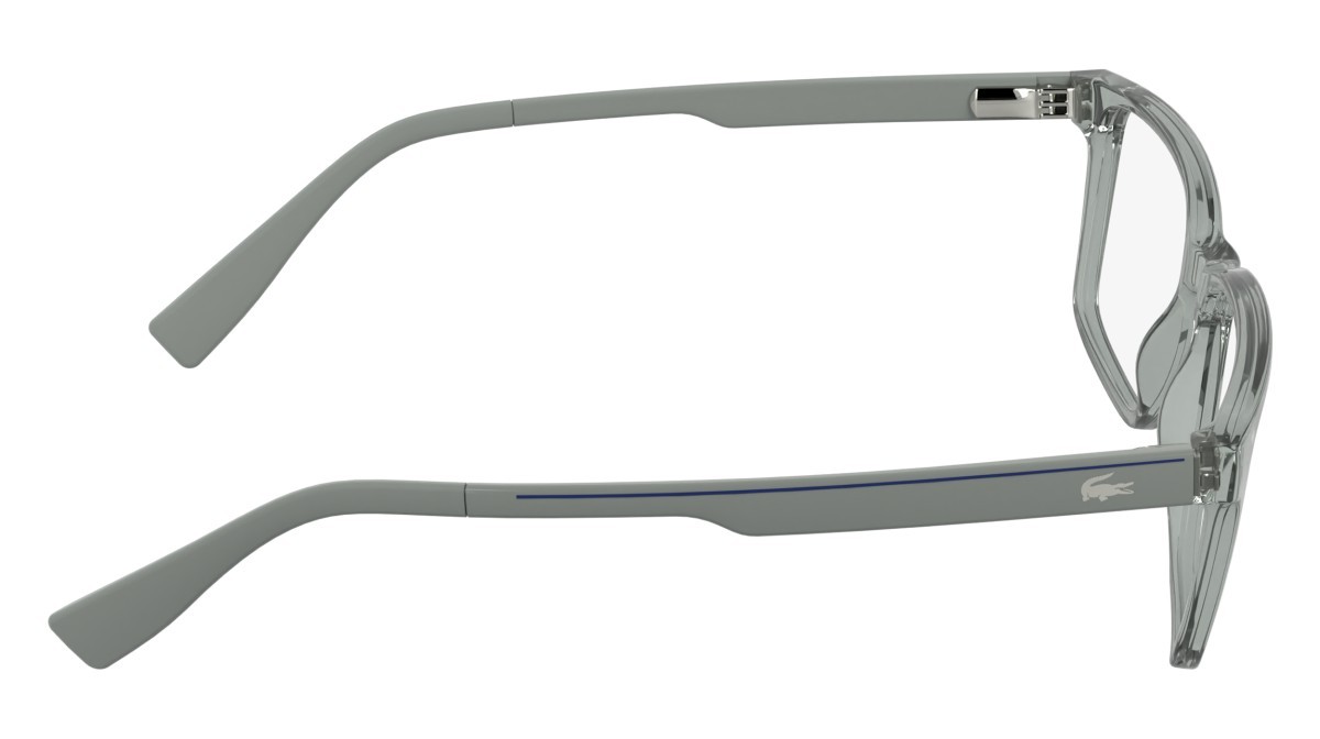 Eyeglasses Lacoste L4005 (035) color transparent grey shape rectangle 