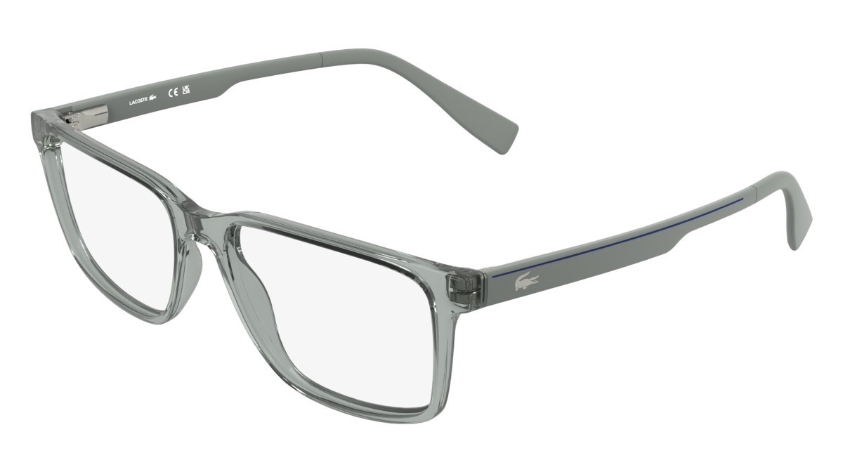 Eyeglasses Lacoste L4005 (035) color transparent grey shape rectangle 