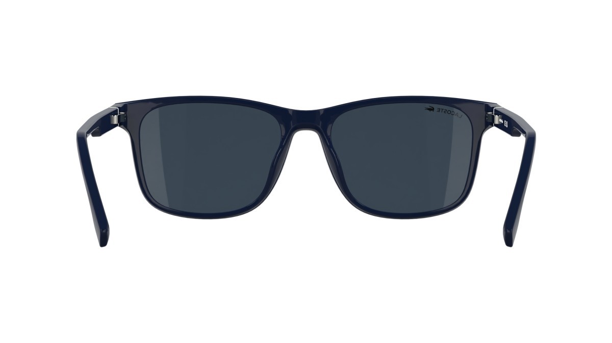 Eyeglasses Lacoste L4007MAG-SET (410) color blue shape rectangle lenses solid blue
