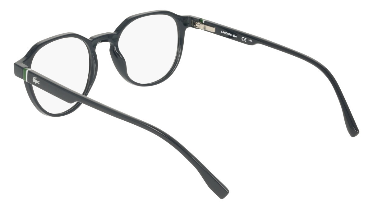 Occhiali da vista Lacoste L4008MAG-SET (410) colore blue forma rettangolare lenti solid blue