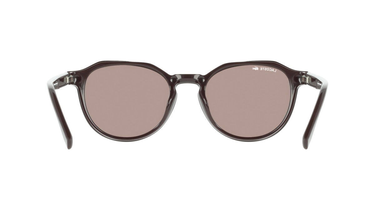 Eyeglasses Lacoste L4008MAG-SET (503) color wine shape rectangle lenses solid wine