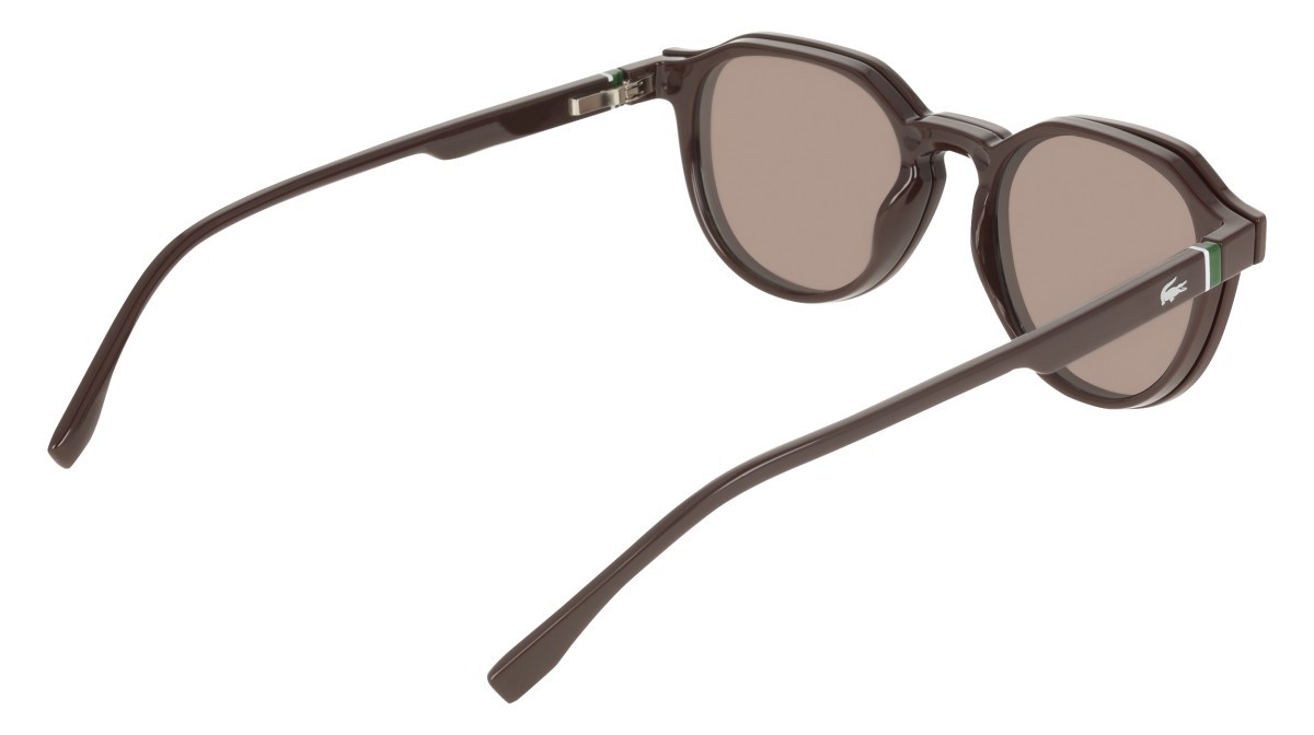 Eyeglasses Lacoste L4008MAG-SET (503) color wine shape rectangle lenses solid wine