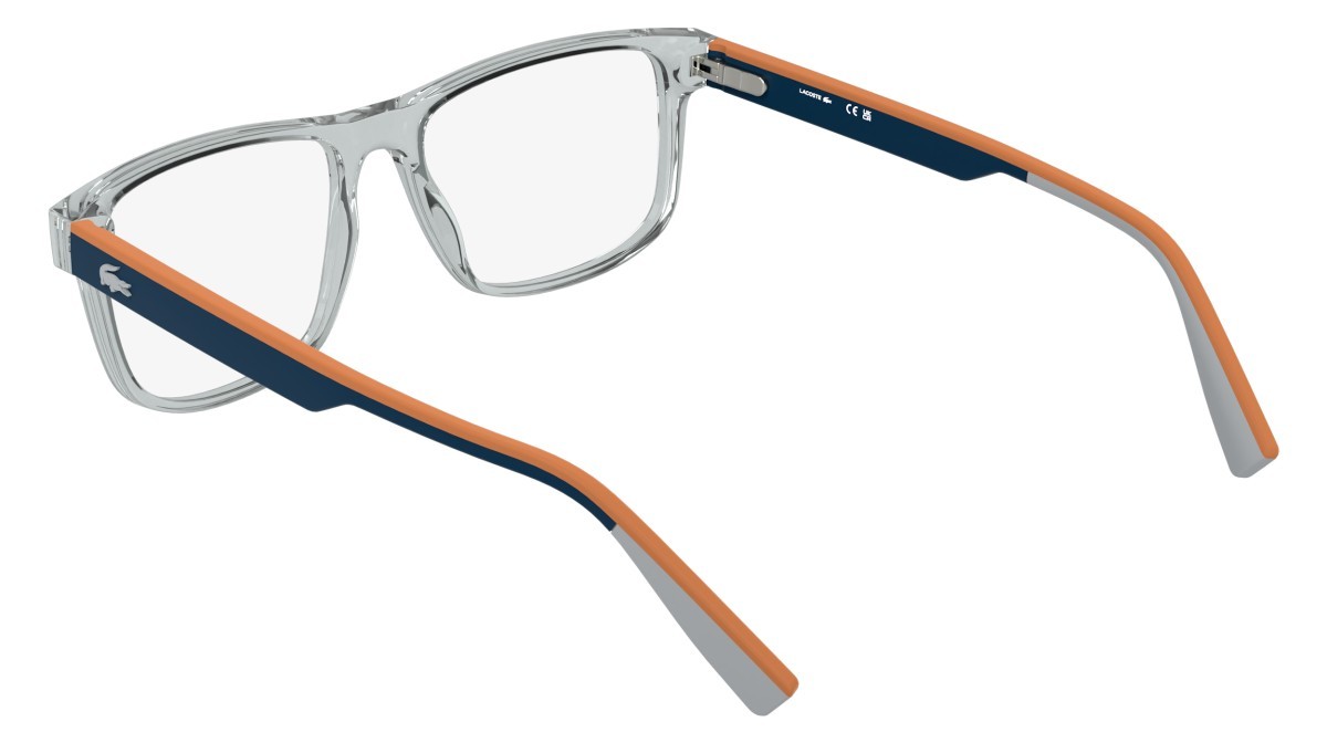Brillen Lacoste L4011 (035) farbe transparent light grey form rechteckig 