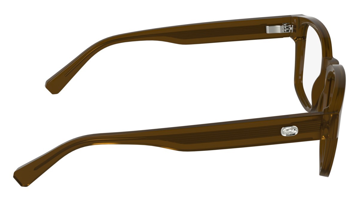 Eyeglasses Lacoste L4012 (200) color transparent brown shape rectangle 