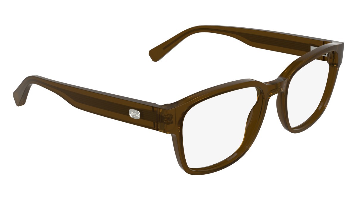 Eyeglasses Lacoste L4012 (200) color transparent brown shape rectangle 