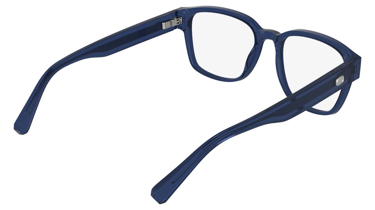 Eyeglasses Lacoste L4012 (410) color transparent blue shape rectangle 