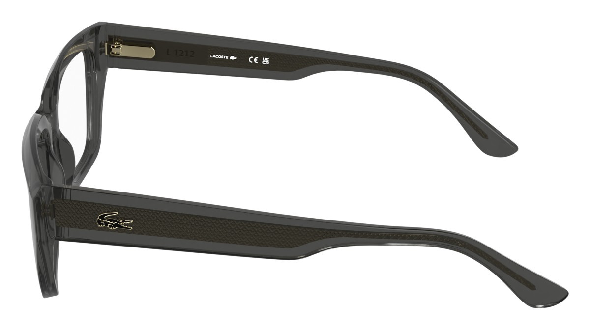 Eyeglasses Lacoste L4014 (035) color transparent dark grey shape rectangle 