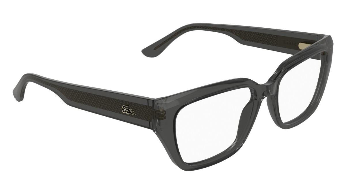 Eyeglasses Lacoste L4014 (035) color transparent dark grey shape rectangle 