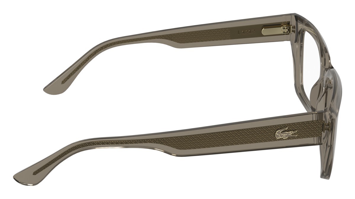 Eyeglasses Lacoste L4014 (202) color transparent taupe shape rectangle 