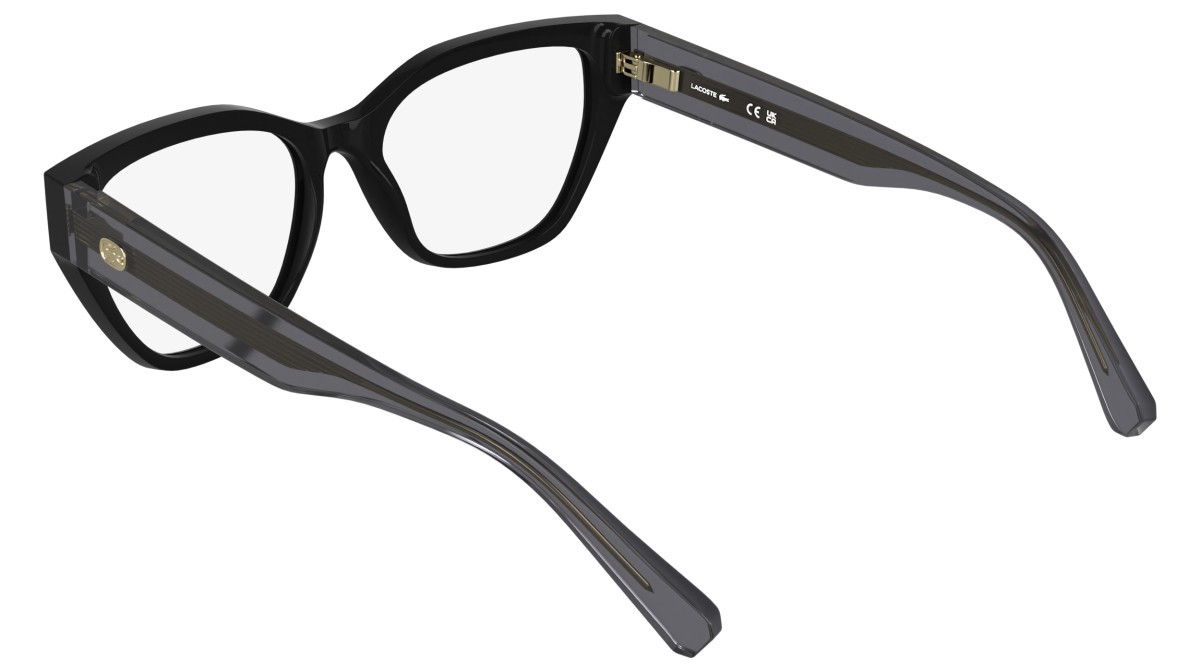 Eyeglasses Lacoste L4015 (001) color black shape butterfly 