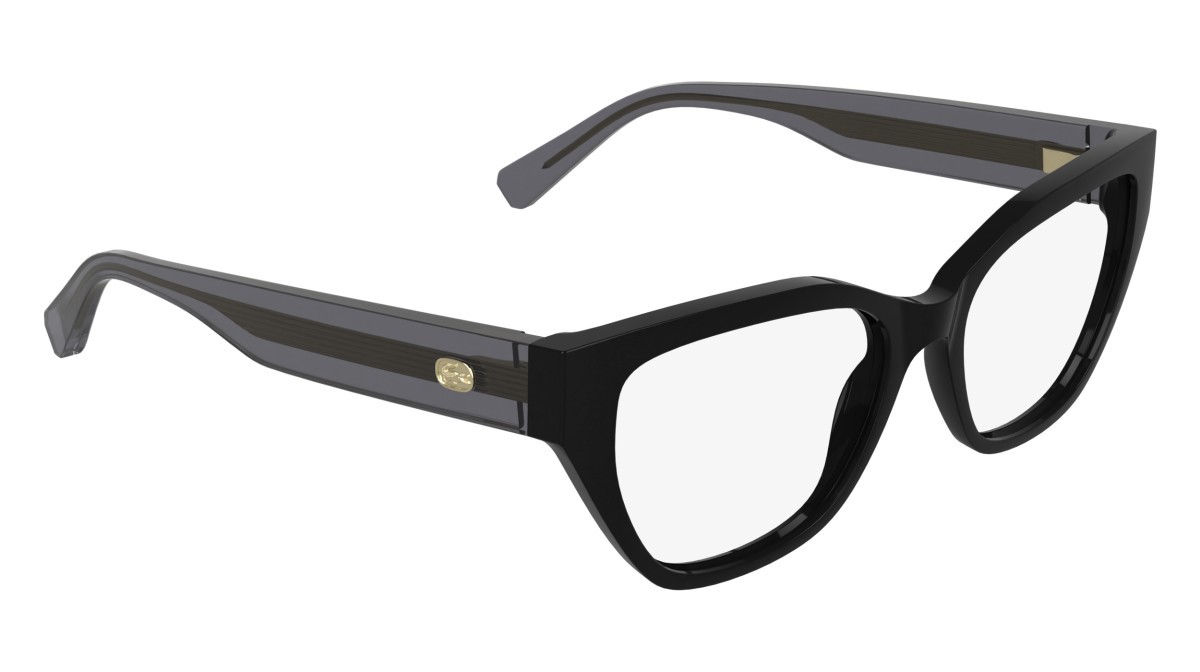 Eyeglasses Lacoste L4015 (001) color black shape butterfly 