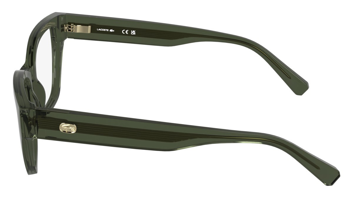 Eyeglasses Lacoste L4015 (341) color transparent sage shape butterfly 