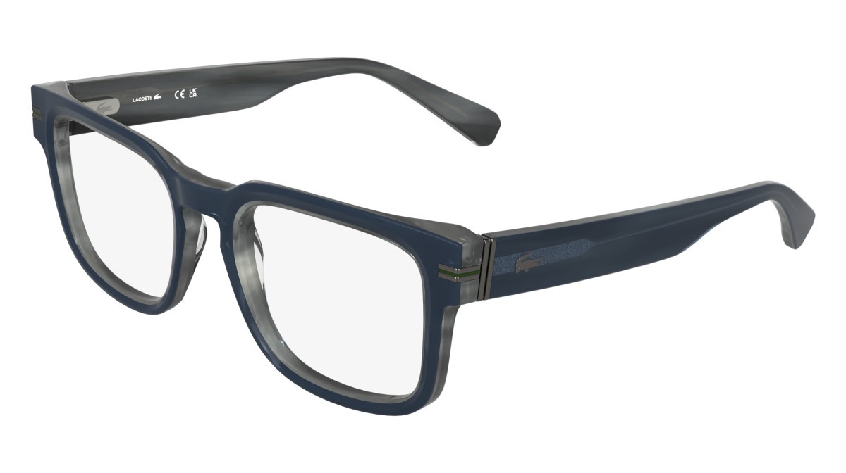 Occhiali da vista Lacoste L4016 (410) colore striped blue forma rettangolare 