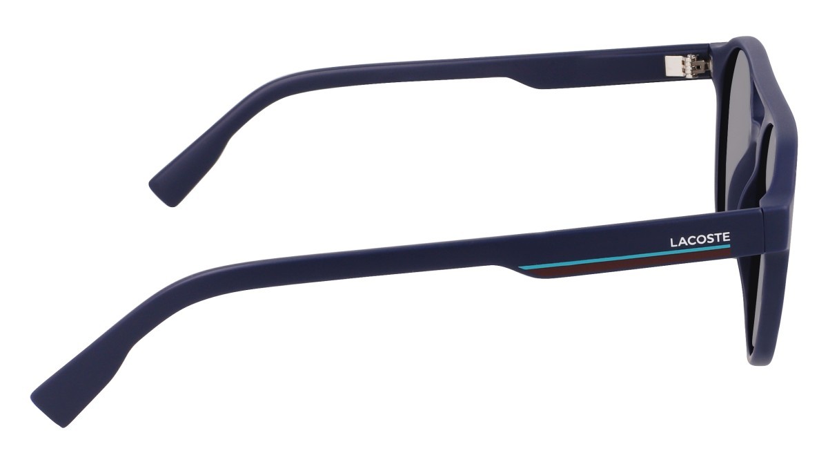 Occhiali da sole Lacoste L6008S N (424) colore matte blue forma ovale 