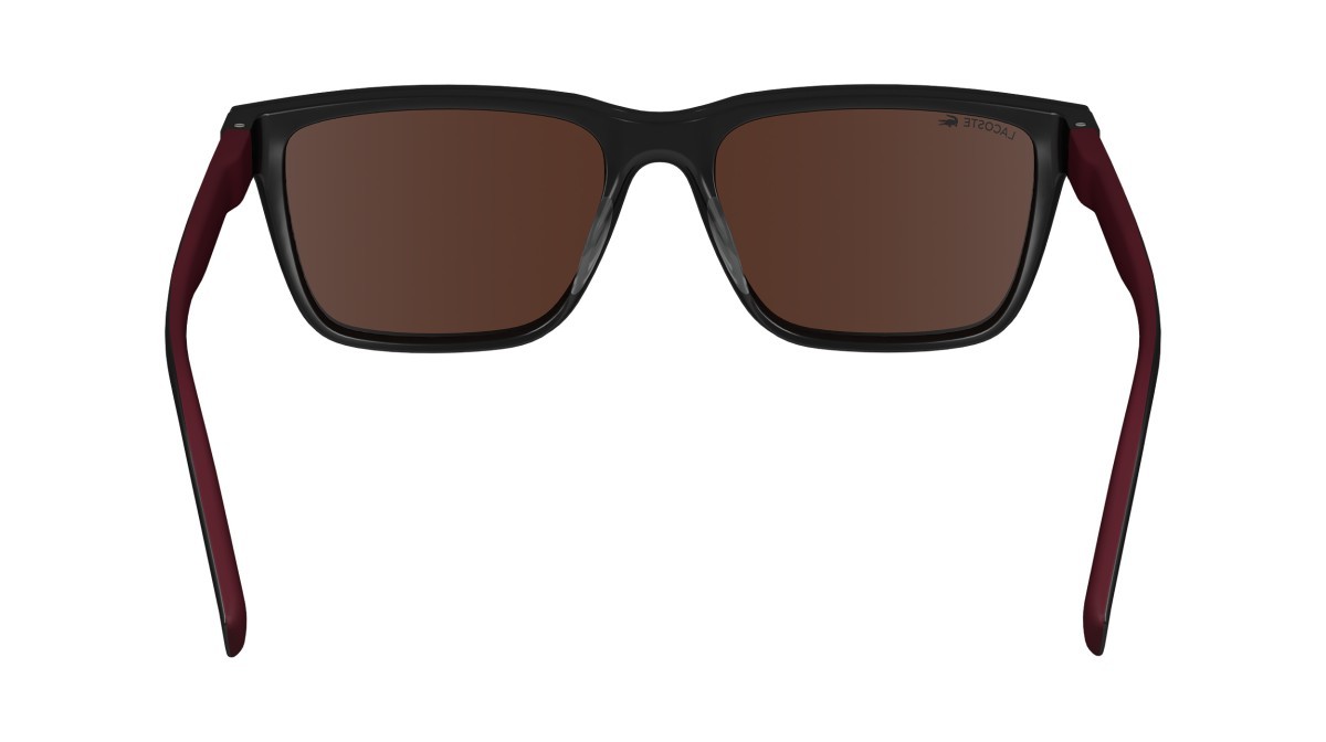 Eyeglasses Lacoste L6010MAG-SET N (001) color shiny black shape rectangle 