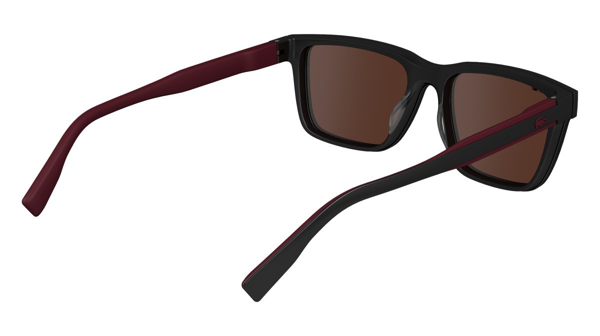 Eyeglasses Lacoste L6010MAG-SET N (001) color shiny black shape rectangle 