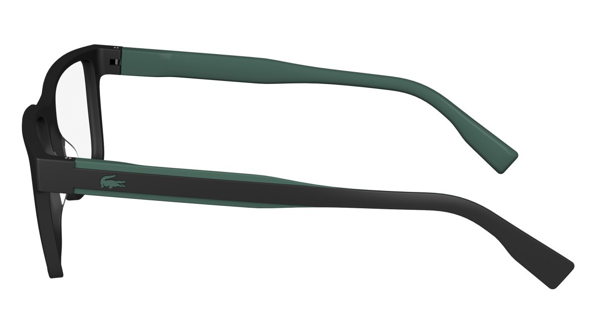 Eyeglasses Lacoste L6010MAG-SET N (002) color matte black shape rectangle 