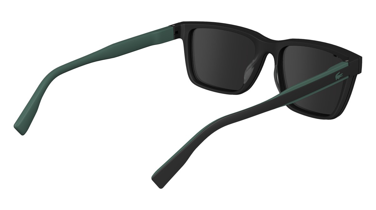 Eyeglasses Lacoste L6010MAG-SET N (002) color matte black shape rectangle 