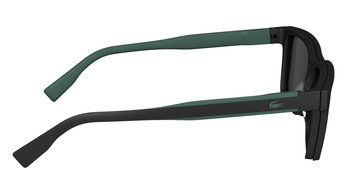 Eyeglasses Lacoste L6010MAG-SET N (002) color matte black shape rectangle 