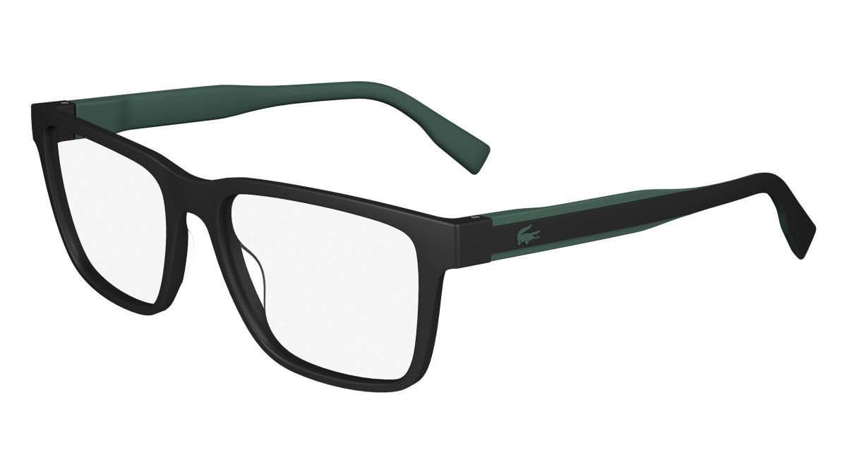 Eyeglasses Lacoste L6010MAG-SET N (002) color matte black shape rectangle 