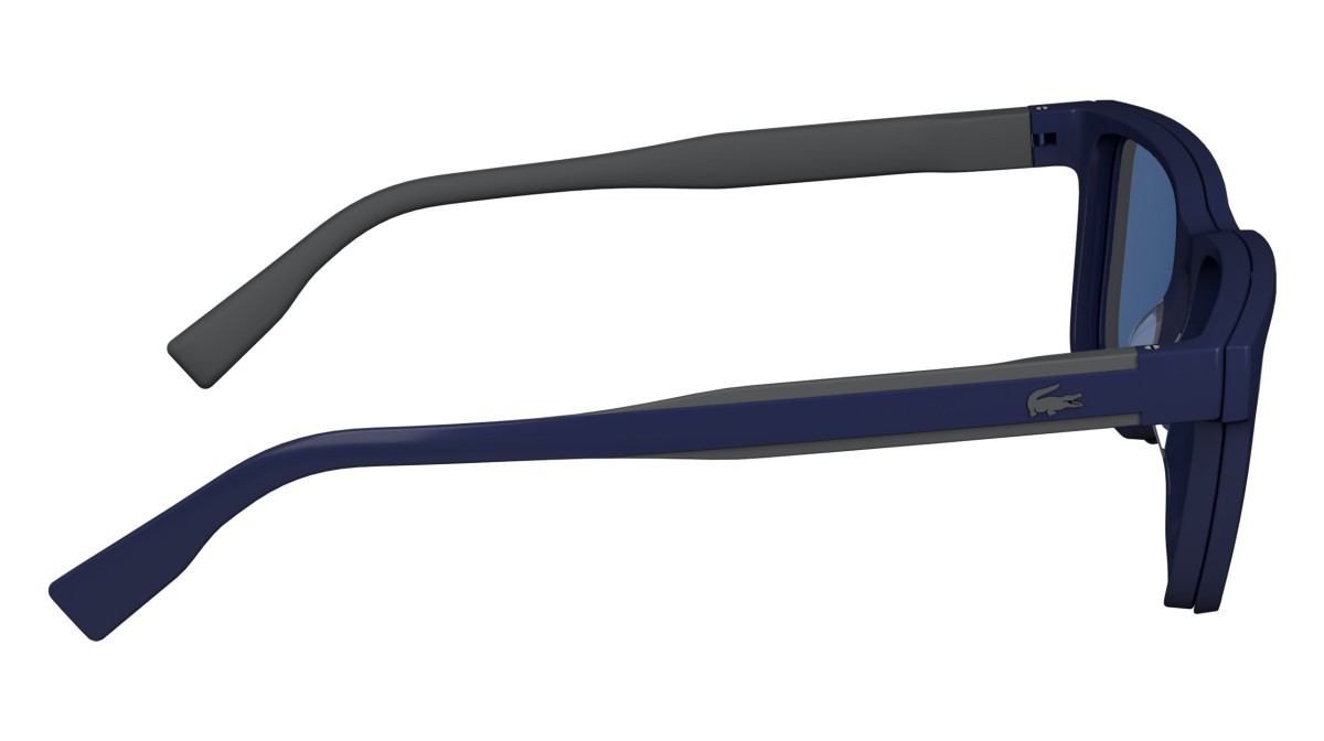 Eyeglasses Lacoste L6010MAG-SET N (424) color blue shape rectangle 
