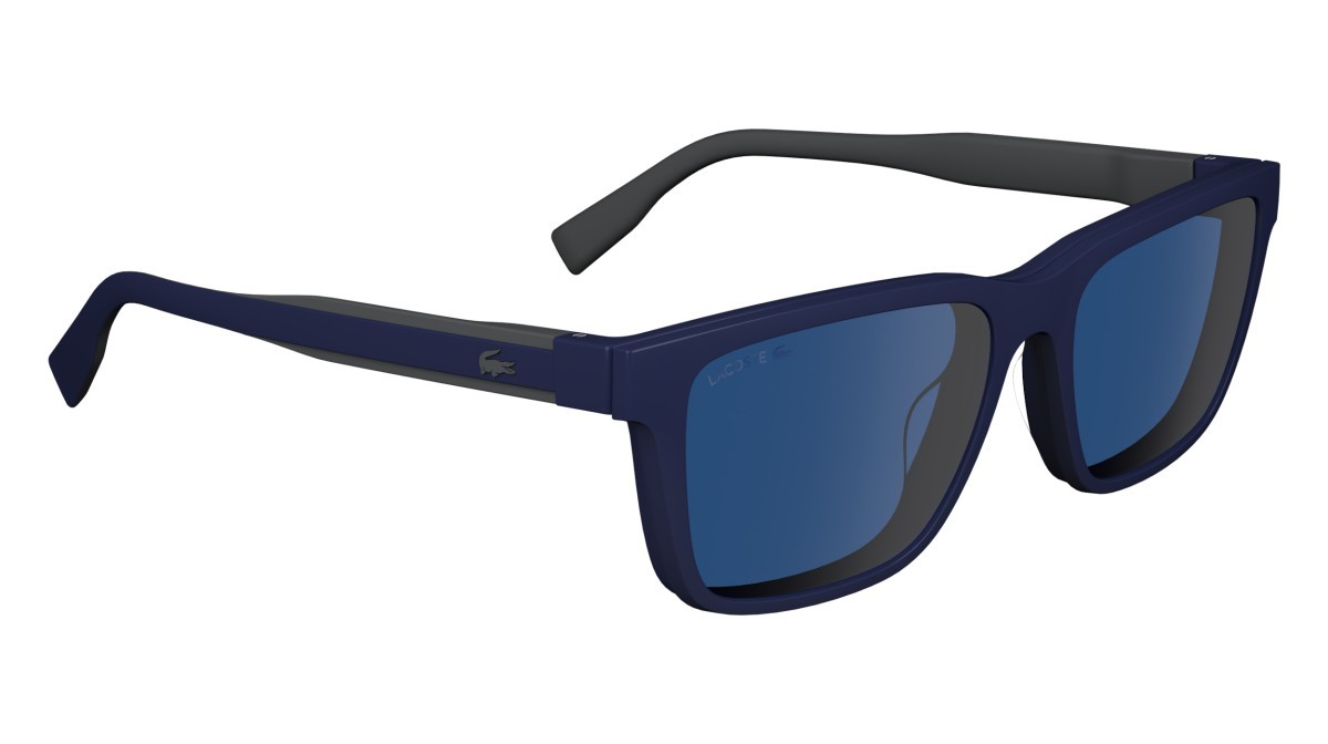 Eyeglasses Lacoste L6010MAG-SET N (424) color blue shape rectangle 