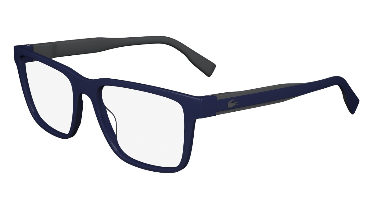 Eyeglasses Lacoste L6010MAG-SET N (424) color blue shape rectangle 