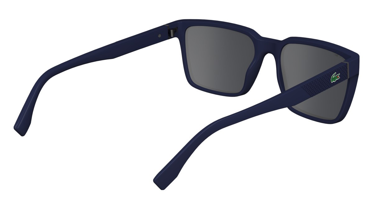 Sunglasses Lacoste L6011S N (424) color blue shape rectangle 