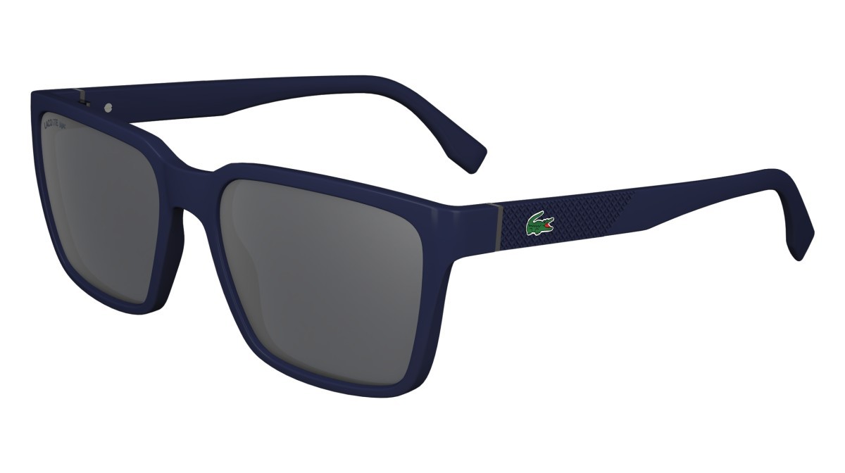 Sunglasses Lacoste L6011S N (424) color blue shape rectangle 