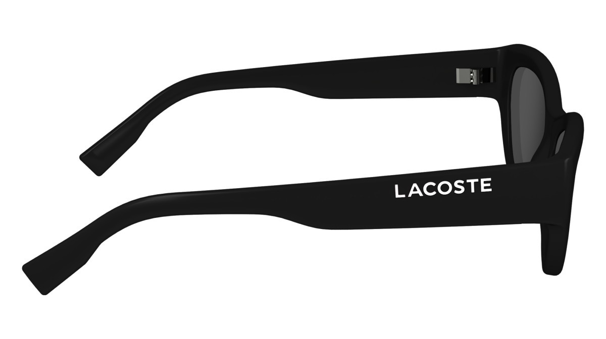Sonnenbrillen Lacoste L6013S (001) farbe black form cat-eye gläser solid smoke