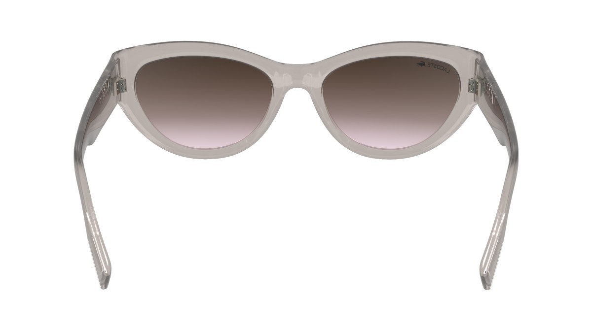 Sonnenbrillen Lacoste L6013S (272) farbe opaline nude form cat-eye gläser gradient brown nude