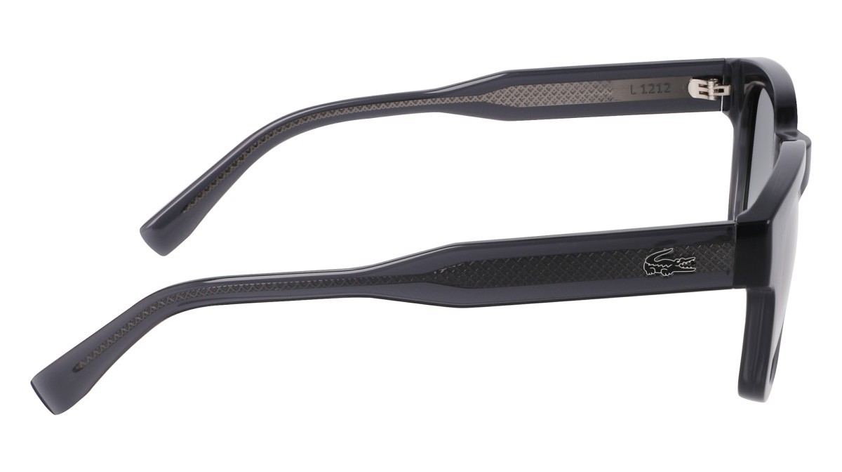 Sunglasses Lacoste L6023S (035) color grey shape oval lenses gradient petrol