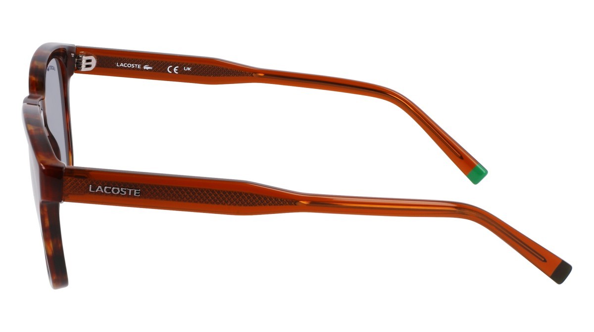 Sunglasses Lacoste L6026S N (219) color havana brown shape rectangle 