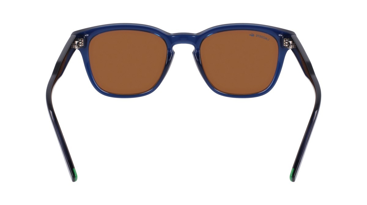 Sunglasses Lacoste L6026S N (410) color transparent blue shape rectangle 