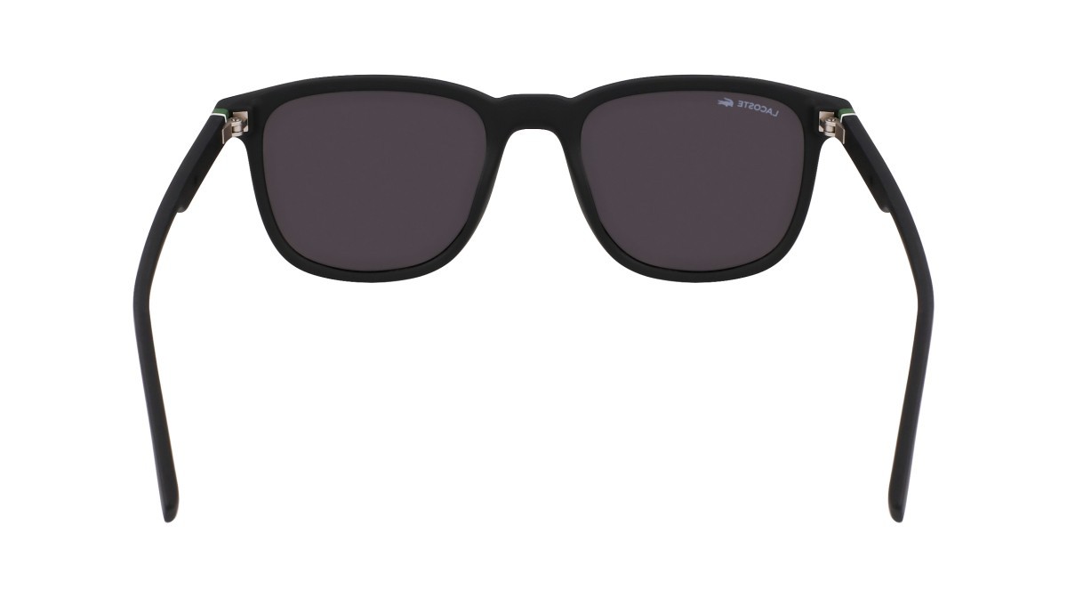 Sunglasses Lacoste L6029S N (002) color matte black shape rectangle 