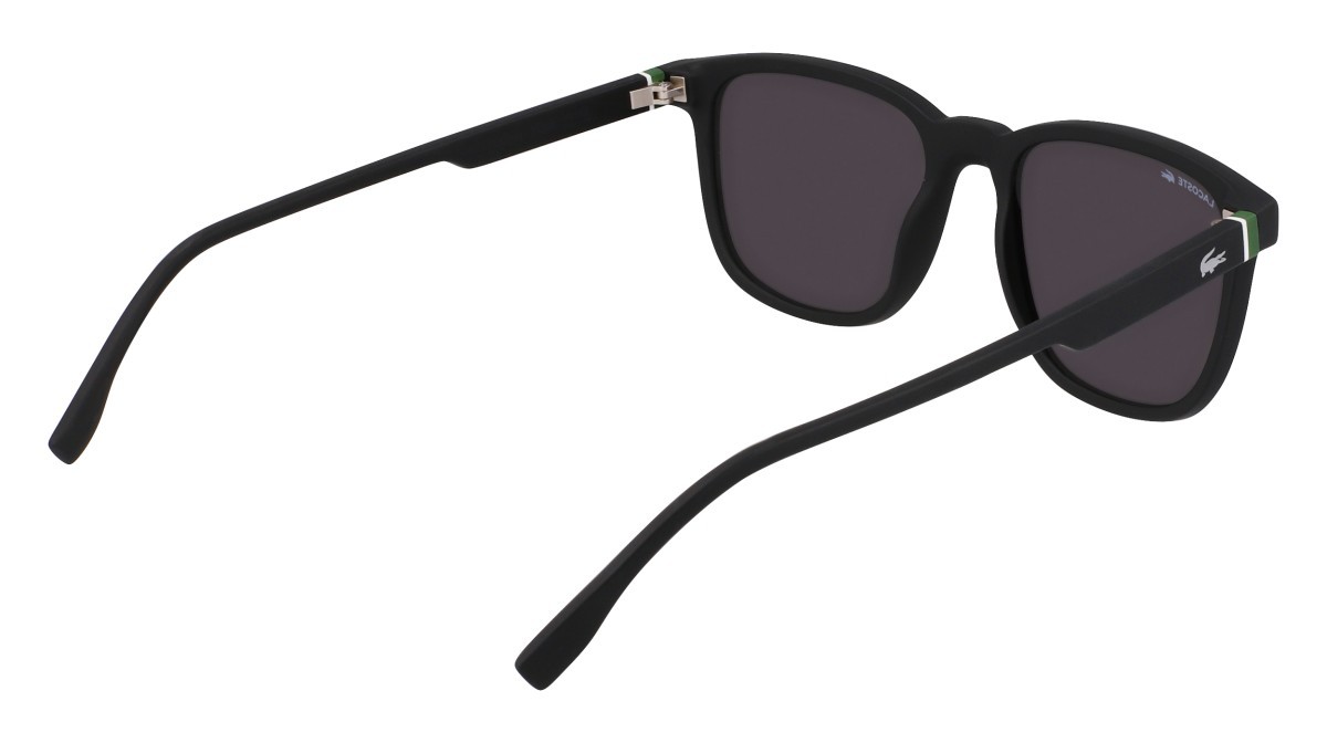 Sunglasses Lacoste L6029S N (002) color matte black shape rectangle 